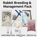 Combo Offer (Valid till August 30th): Rabbit Breeding & Management Pack – (Rabbit Nipple Drinker, Rabbit Semen Gun, Rabbit Ear Tag)
