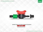 Offtake Valve for Drip Irrigation Systems (PVC Material | 50 Pieces/ Pack) - Image 3
