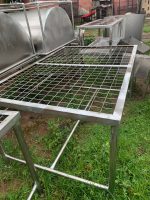 Stainless Steel Net Table (3ft × 6ft) – Chicken Draining Table for Poultry Processing - Image 2