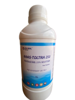 “KAAS-TOLTRA 250 | Effective Coccidiosis Treatment for Poultry & Turkeys – Toltrazuril 25mg Solution”