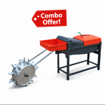 Combo Offer: Maize Sheller with GX200 Petrol Engine (1000–1500 kg/hr) + Metal Seed Planter